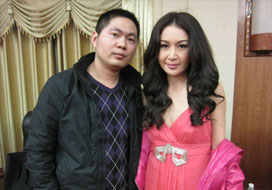 广州888贵宾会与明星合影